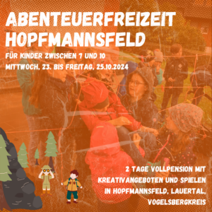 Kinder-Abenteuerfreizeit Hopfmannsfeld 2024