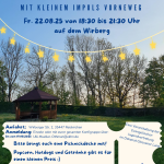 Open-Air-Kino – Konfi-Event auf dem Wirberg