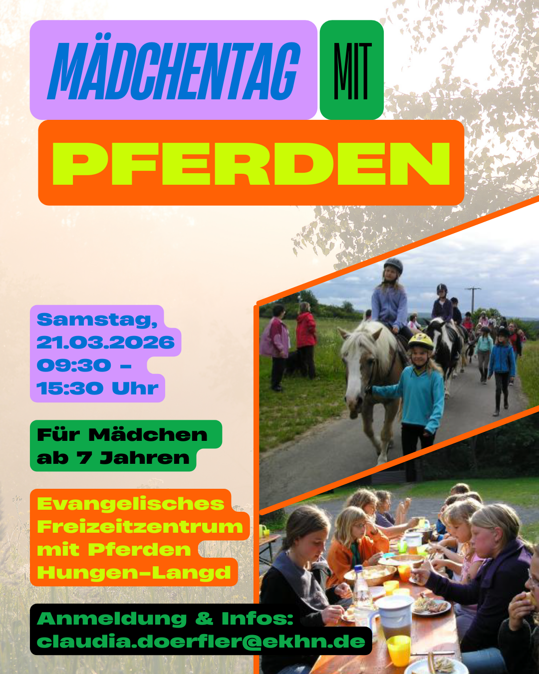 Mädchentag mit Pferden