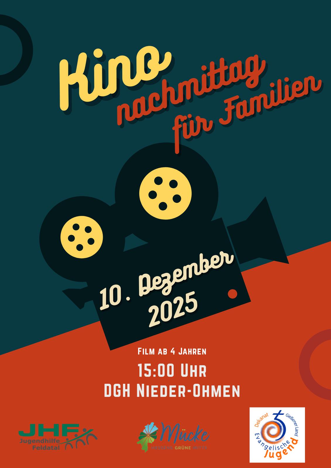 Kino-Nachmittag für Familien in Nieder-Ohmen