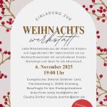Einladung zur Weihnachtswerkstatt