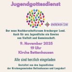 Jugendgottesdienst im Nachbarschaftsraum Arnsburger Land