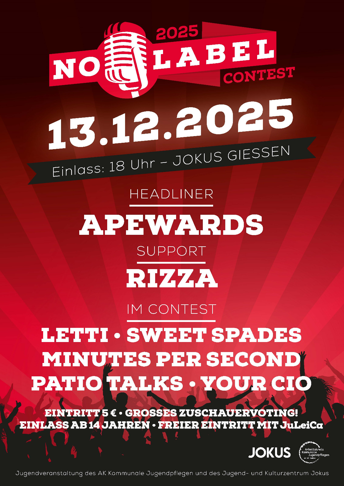 No Label Contest 2025 im JOKUS Gießen
