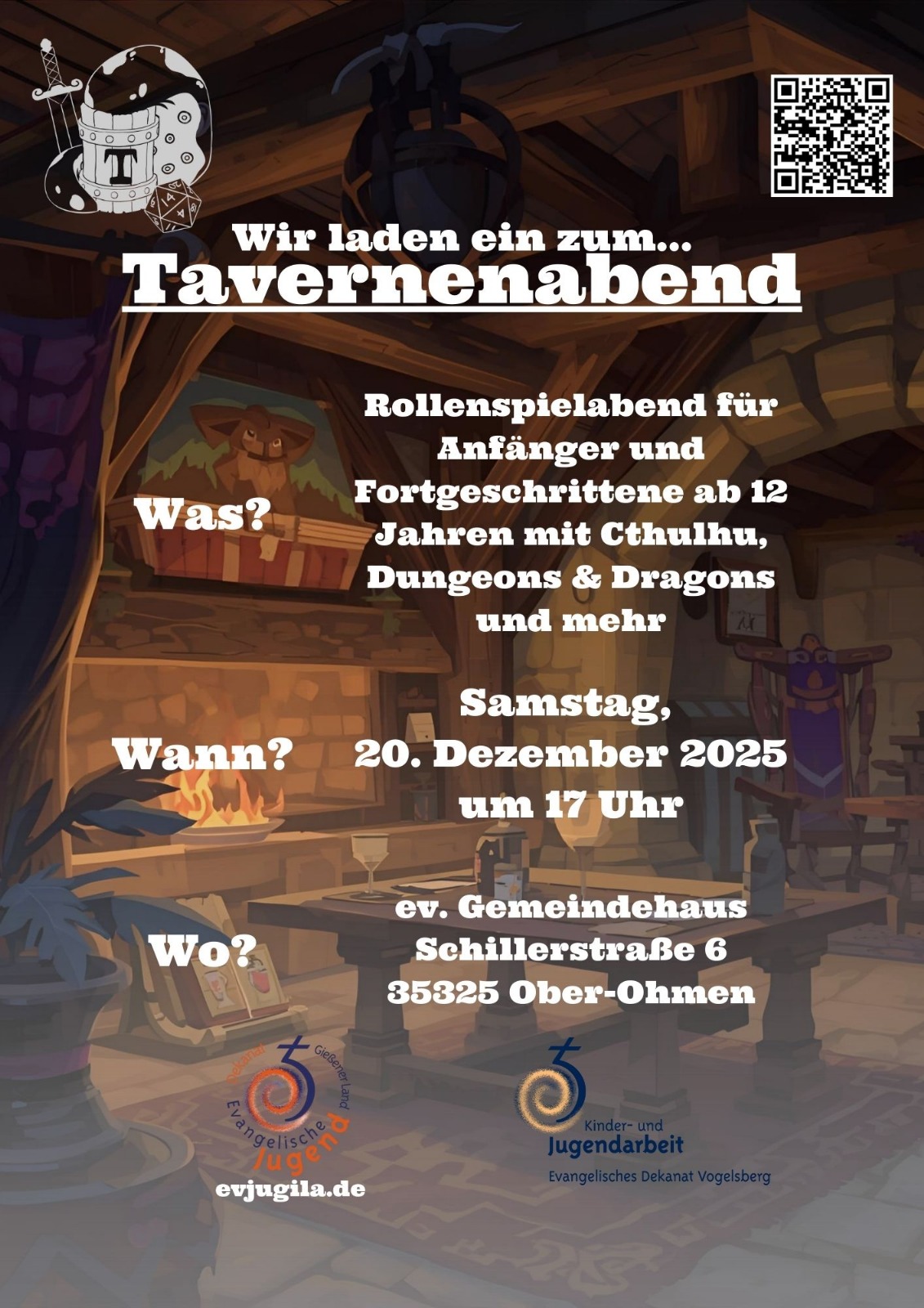 Tavernenabend – Rollenspielabend für Jugendliche ab 12 Jahren