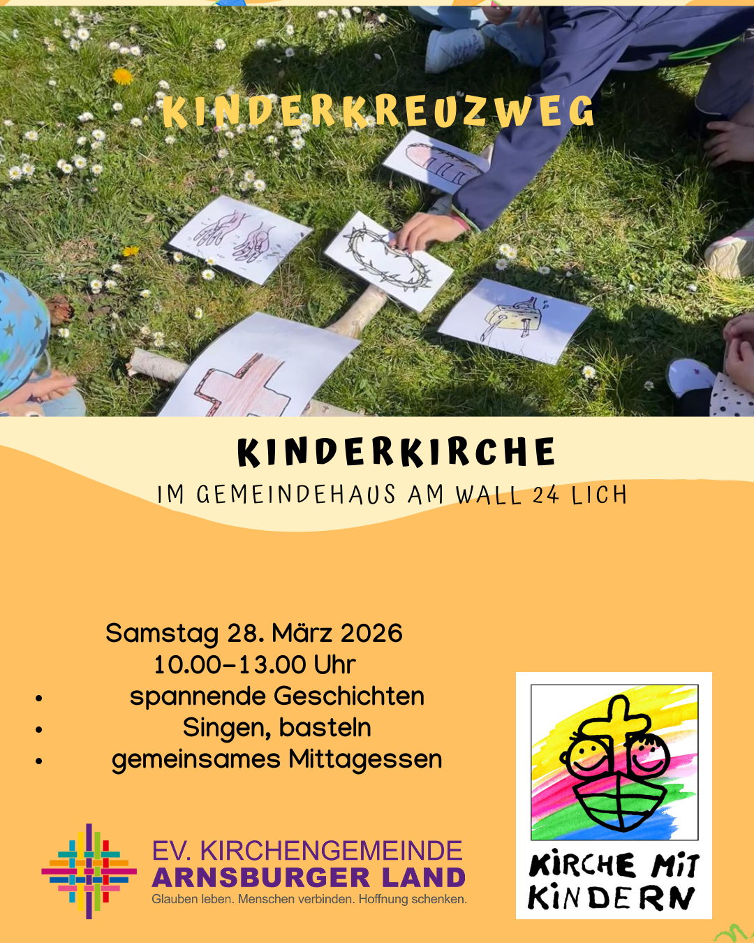 Kinderkreuzweg für Kinderkirche in Lich