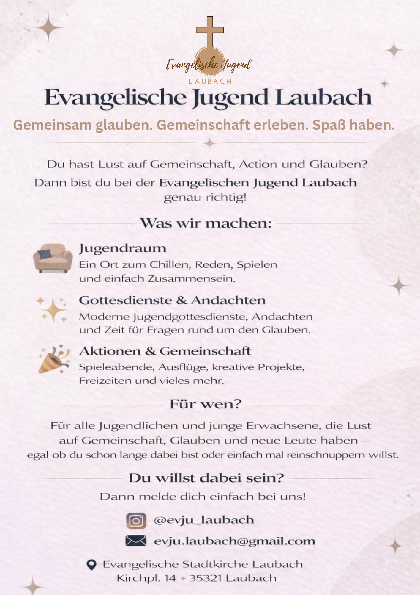 Jugendgottesdienst mit Wahlen